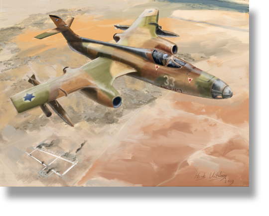Vautour IAF reconnaissance plane
"Big Brother"
Digital painted with SketchbookPro
Canvas Repro 45 x 60 cm € 175,00 Vautour IAF reconnaissance plane
"Big Brother"
Digital painted with SketchbookPro
Canvas Repro 45 x 60 cm € 175,00